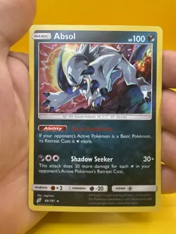 ⚡Absol 88/181 Holo Rare Team Up Pokemon Card MINT CLEAN✨ - Image 1