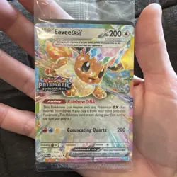 SEALED Eevee ex - 075/131 (Prismatic Evolutions Stamp) PROMO! Pokemon TCG Card - Image 1