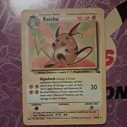 Pokemon Card Raichu 29/62 WOTC 1999 - Image 1
