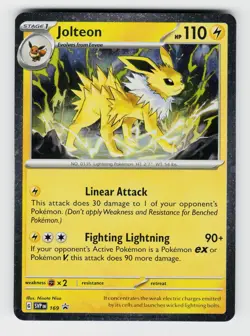 Jolteon (Cosmo Holo) #169 SV: Scarlet & Violet Promo Cards - Image 1