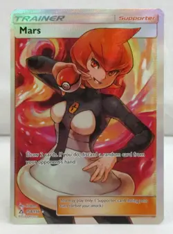 Mars Pokemon TCG Card Trainer Ultra Prism 154/156 FULL ART ULTRA RARE NM - Image 1