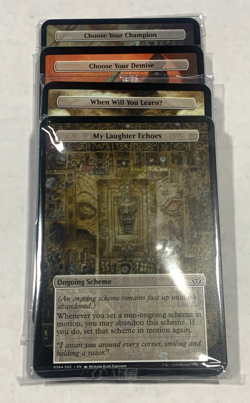 Complete Duskmourn Archenemy Scheme Card Set - MTG - New & Sealed - Image 1