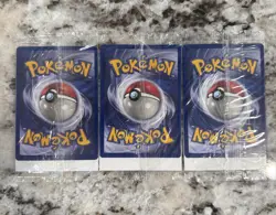 3x Sealed ELECTABUZZ # 2 Black Star Promo WB Movie WOTC Pokemon Card (Purple) - Image 2