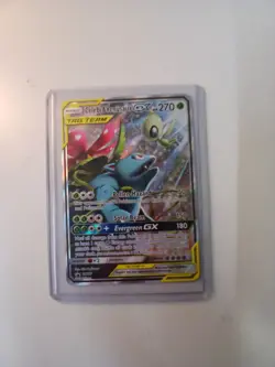 Celebi Venusaur GX SM167 Sun Moon Full Alt Art Holo Promo Pokemon TCG Card - Image 1