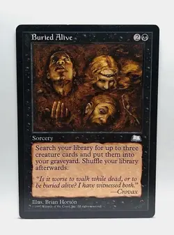 Weatherlight MTG 1 Buried Alive Magic - Image 1
