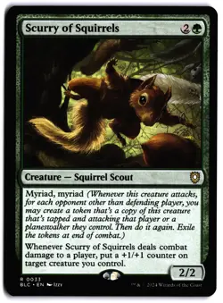 Scurry of Squirrels NM BLC Commander: Bloomburrow MTG - Image 1