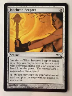 🌴WOTC VINTAGE MTG - Isochron Scepter - Mirrodin - x4!!!! - - Image 3