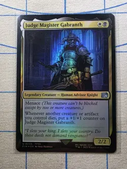 Judge Magister Gabranth #230 (Foil) Final Fantasy FIN Magic MTG - Image 1