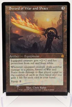 MTG - Judge Promos - Sword of War and Peace - NM Foil - Image 1