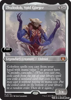 MTG Zhulodok, Void Gorger (Display Commander) (Foil Etched) - Thick Stock [CM... - Image 1