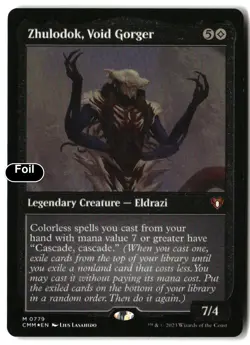 MTG Zhulodok, Void Gorger (Display Commander) (Foil Etched) - Thick Stock [CM... - Image 2
