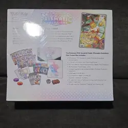 Pokemon TCG Prismatic Evolutions Elite Trainer Box Promo Eevee English 2025 - Image 4