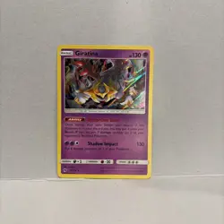 Pokemon TCG Giratina Cosmos Holo Card 97/214 Lost Thunder Series - Image 1