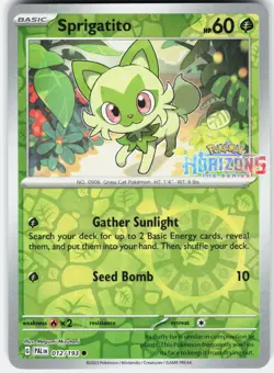 Pokemon Sprigatito 012/193 Stamped Paldea Evolved Pokemon Near Mint - Image 1