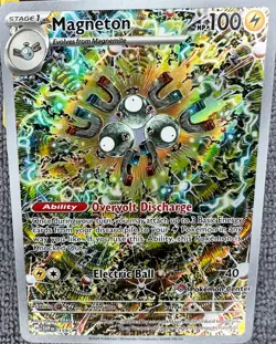 Magneton 159 Surging Sparks Pokemon Center Exclusive Stamped Promo 2024 NM - Image 3