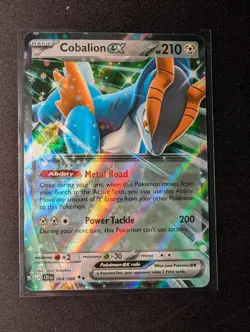 Pokemon TCG Cobalion ex 064/086 Chaos Rising Double Rare NM - Image 1