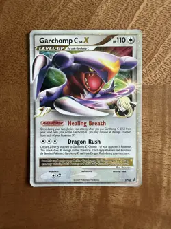 Pokemon Garchomp C LV.X DP46 Diamond and Pearl Holo MP Condition - Image 1