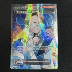 Pokemon TCG Fossil Researcher 110/111 XY Furious Fists Holo Full Art - Image 1