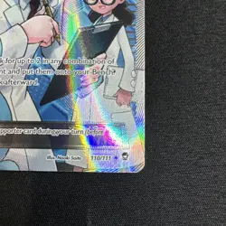 Pokemon TCG Fossil Researcher 110/111 XY Furious Fists Holo Full Art - Image 2