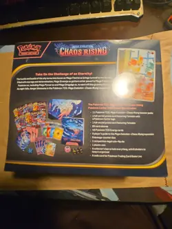 Pokemon TCG: Chaos Rising Pokemon Center ETB Elite Trainer Box - New Sealed - Image 4