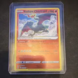 Pokemon TCG Radiant Charizard 020/159 Crown Zenith Holo Radiant Rare EN - Image 1