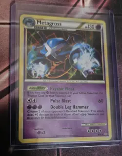 Pokemon TCG Metagross Holo Rare #4 Pokemon Unleashed LP - Image 4