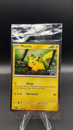 Pikachu (25/165) - Pokemon 2025 Holiday Calendar - Sealed Holo NM (EN) - Image 1
