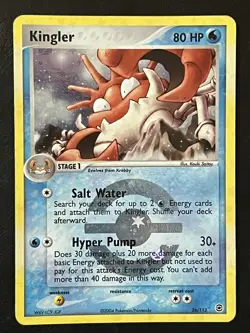 Pokemon Kingler Holo - FireRed & LeafGreen - 26/112 - Image 1