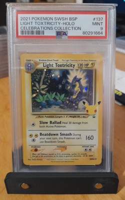 Pokemon Celebrations promo Light toxtricity SWSH137 PSA9 - Image 1