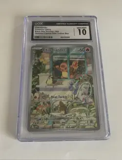 Charmander - 044 Obsidian Flames ETB Black Star Promo Pokemon English CGC 10 - Image 2