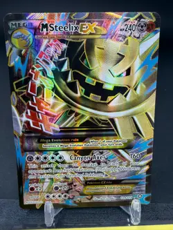 2016 Pokemon XY Steam Siege Mega Steelix EX #109/114 - Image 2