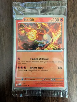 Sealed Ho-Oh - EB Games Stamped Promo 010/086 - Pokemon TCG Choas Rising - NM/M - Image 1