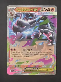 Pokemon TCG Mega Charizard X ex 013/094 Phantasmal Flames NM - Image 1