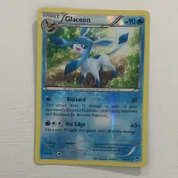 The Pokemon Company Glaceon 19/111 XY Furious Fists Reverse Holo Rare - Image 1