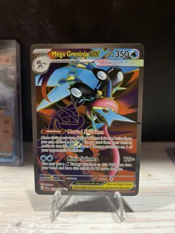 Pokemon TCG Mega Greninja EX 100/086 Full Art Ultra Rare Chaos Rising NM - Image 1