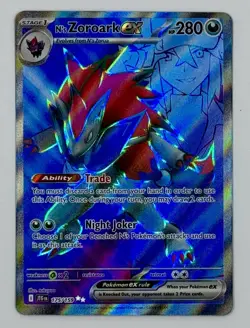Pokemon N’s Zoroark ex 175/159 Full Art Journey Together Ultra Rare NM/M - Image 1