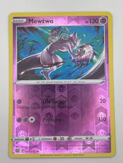 Mewtwo 056/172 Rare Brilliant Stars Pokemon Reverse Holo Near Mint - Image 1