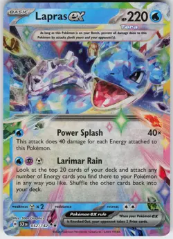 HOLO LAPRAS EX 32/142 DOUBLE RARE NEAR MINT - Image 1