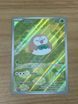Pokemon TCG Rowlet 090/088 ME03: Perfect Order Illustration Rare Holo NM POR - Image 1