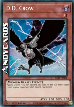 D.D. CROW • (Corvo D.D.) • Segreta SP • RA02 EN002 • 1Ed • Yugioh! • ANDYCARDS - Image 1