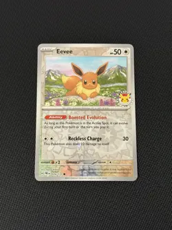 Pokemon Eevee 074/131 - Prismatic Evolutions Pokemon Day 2025 Promo (Stamped) - Image 1