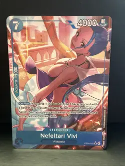 Bandai One Piece Card Game Nefeltari Vivi EB04-025 SR Alt Art Holo 4000 - Image 1