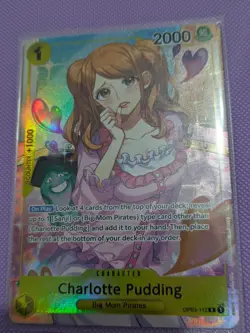 2023 One Piece Pillars Of Strength Charlotte Pudding Alt Art #OP03-112 - Image 1