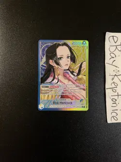 One Piece TCG Boa Hancock OP14-041 Leader ALT ART Alternate The Azure Seas Seven - Image 1