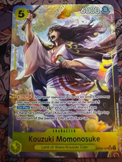 Kouzuki Momonosuke (Alternate Art) OP06-107 Wings of the Captain One Piece NM - Image 1