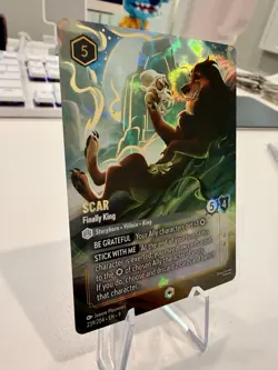 Disney Lorcana Fabled Scar Finally King 239/204 | ENCHANTED | Fabled - Image 2