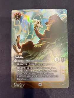 Disney Lorcana Fabled Scar Finally King 239/204 | ENCHANTED | Fabled - Image 5