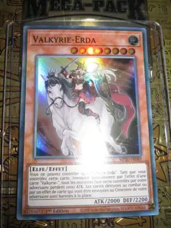 YU-GI-OH! SUPER RARE VALKYRIE-ERDA MP20-FR089 NEUF EDITION 1 FRANCAIS - Image 1