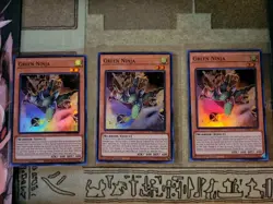 YUGIOH TCG 3X GREEN NINJA PHHY-EN098 SUPER 1ST EDITION - Image 1
