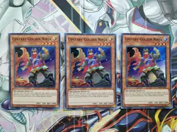 Upstart Golden Ninja x3, SHVA-EN023, Light Play, 1st Edition, Super Rare. - Image 1